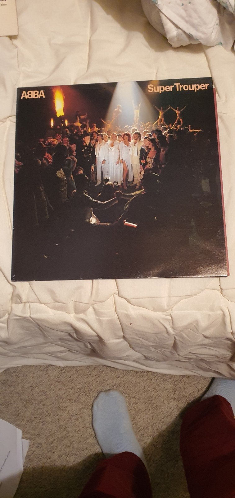 ABBA - Super Trouper LP (Pop, 1980), LP, Gebruikt, Pop, Ophalen of Verzenden