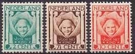 Nederland NVPH nr 141/3 postfris 1e Kinderpostzegels 1924, Ophalen of Verzenden, T/m 1940, Postfris