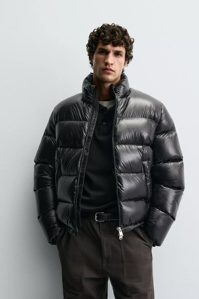 Down Puffer Jacket – Size S – 100% Feather newprice 150,-, Ophalen of Verzenden, Nieuw, Zwart