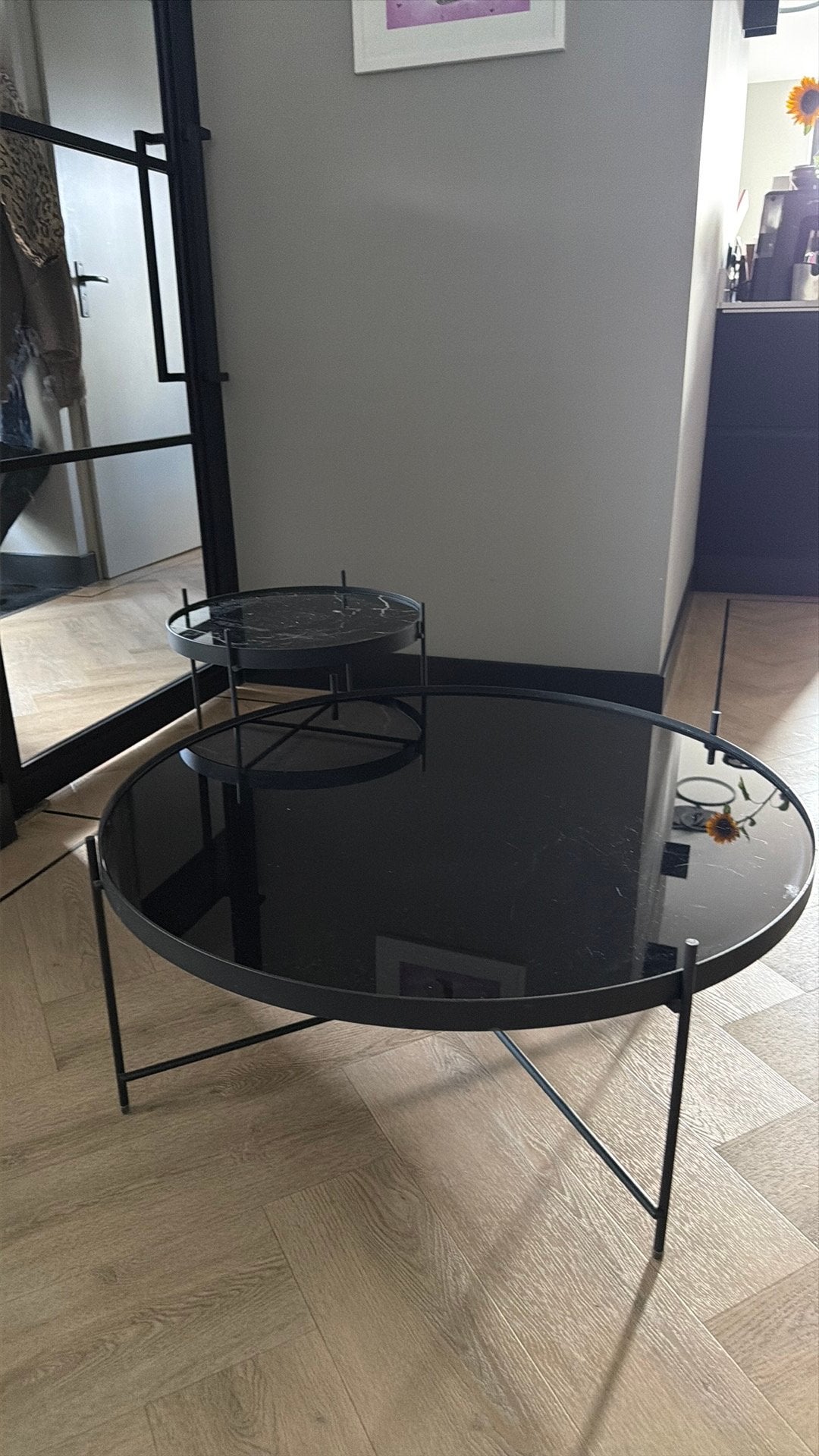 Salontafels set Cupid van Zuiver, Ophalen, Rond, 50 tot 100 cm, Minder dan 50 cm