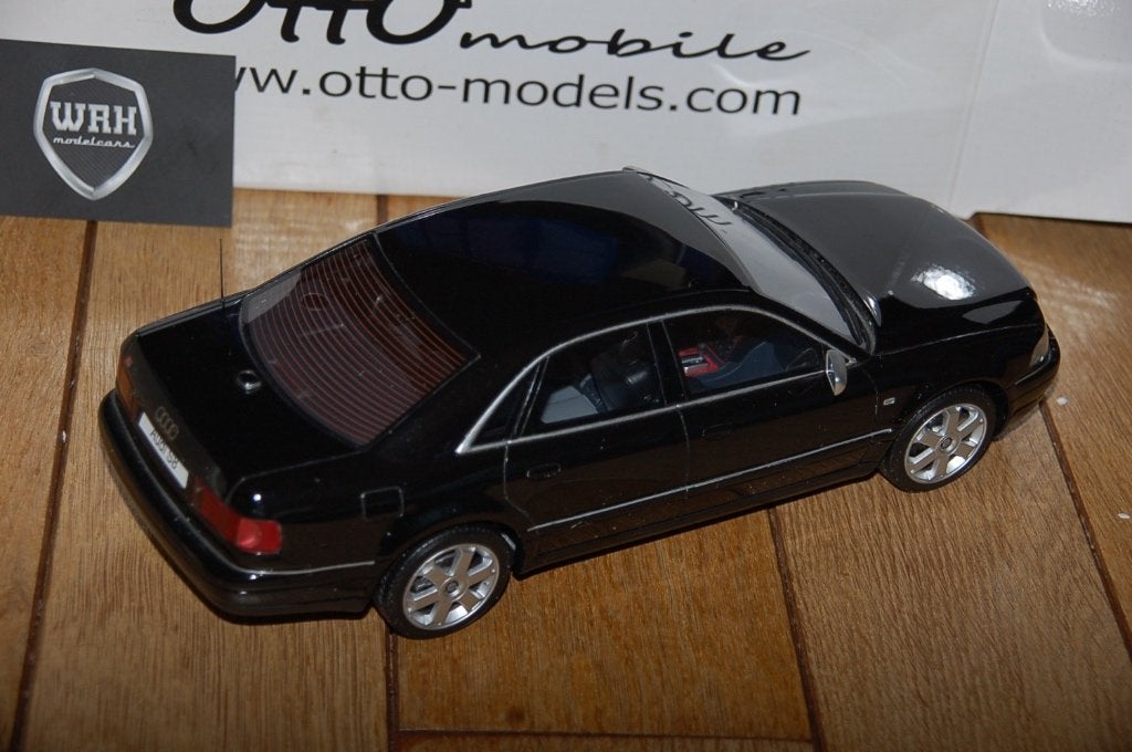 1:18 AUDI S8 D2 black Otto mobile OT082 WRH, Verzenden, Zo goed als nieuw, Auto, OttOMobile