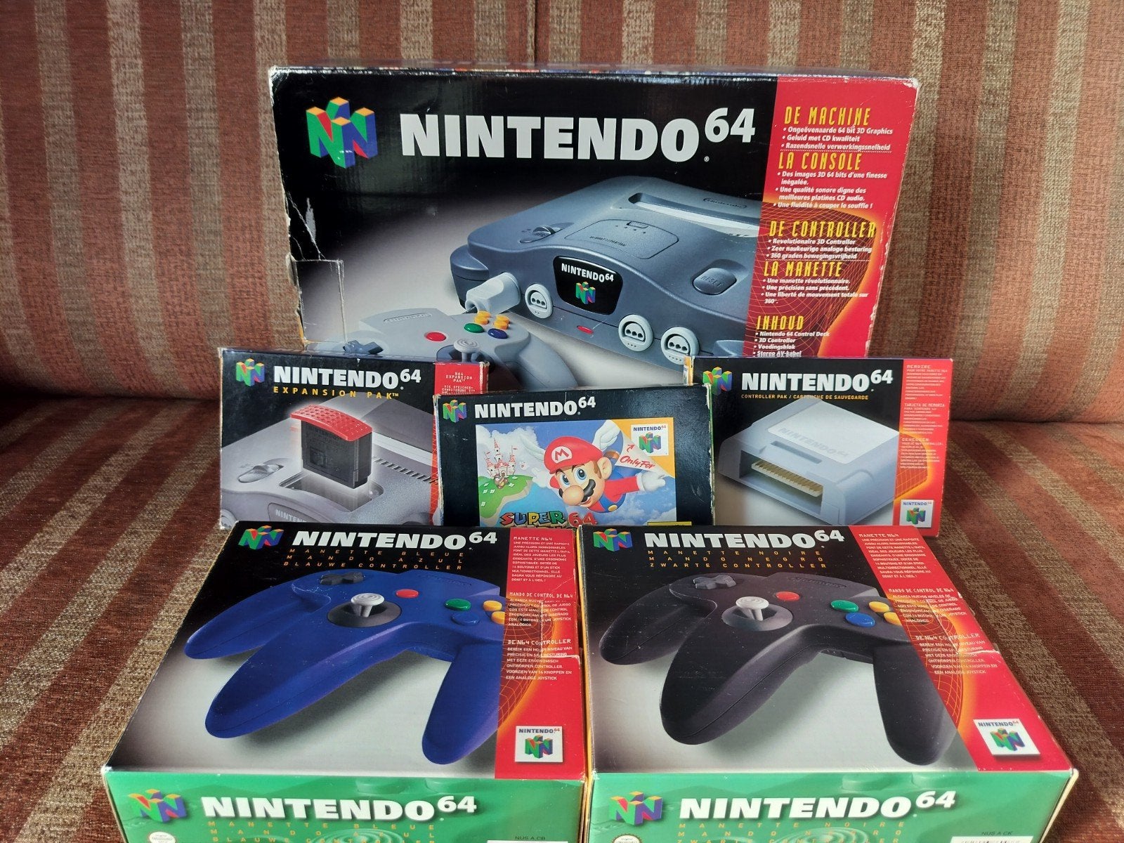 Nintendo 64 Console Bundel met Accessoires en Games, Ophalen of Verzenden, Gebruikt, Met 2 controllers, Met games