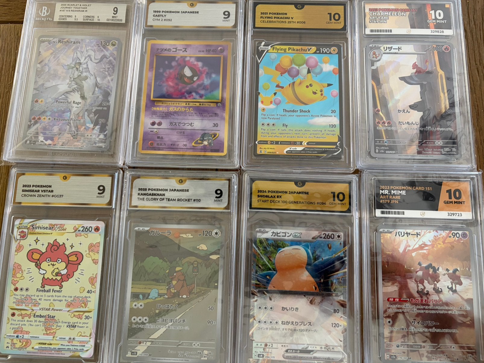 Pokemon slabs Ace Grading, Global Grading & Beckett, Ophalen of Verzenden, Zo goed als nieuw, Overige typen