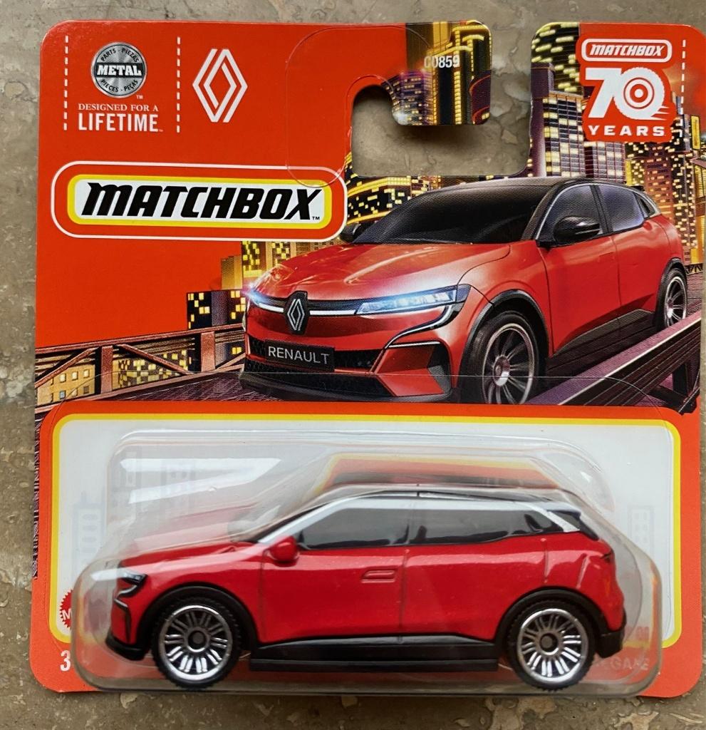 Matchbox Renault Megane Rood of zwart, Ophalen of Verzenden, Nieuw, Auto