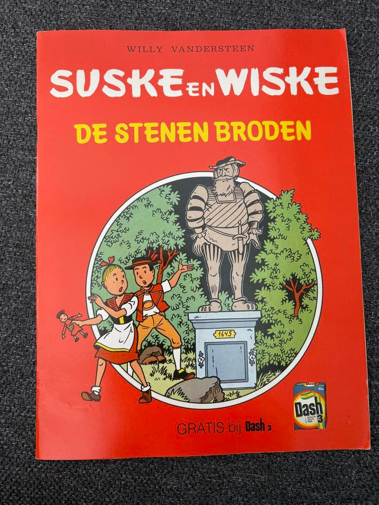Suske en Wiske - De Stenen Broden (Gratis bij Dash 3), Boeken, Eén stripboek, Ophalen of Verzenden, Gelezen