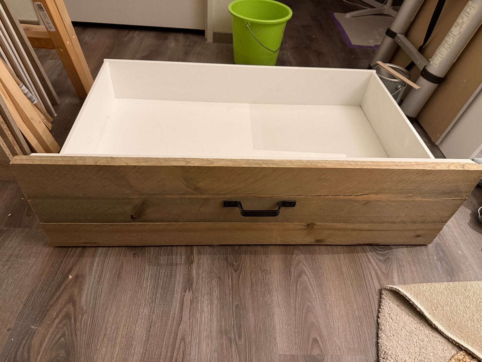 2 lades op wielen 60x100cm, Huis en Inrichting, Kasten | Ladekasten, Ophalen, 1 of 2 laden, 50 tot 100 cm, Zo goed als nieuw