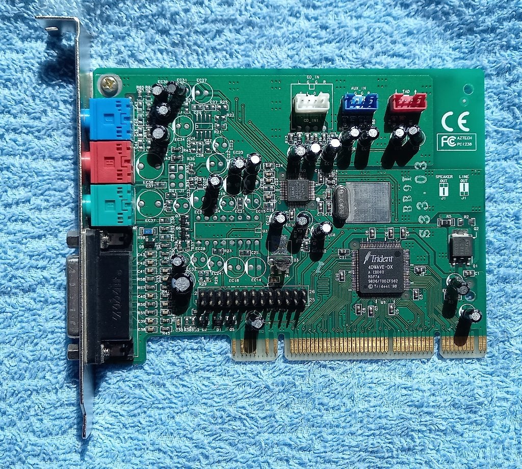 geluidskaart PCI Trident 4DWave DX (1998), Ophalen of Verzenden, Trident