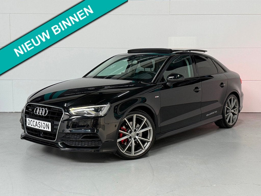Audi A3 Limousine 1.8 TFSI Quattro S-Line Pano LED Navi ACC, Auto's, Audi, Automaat, 15 km/l, Gebruikt, 4 cilinders