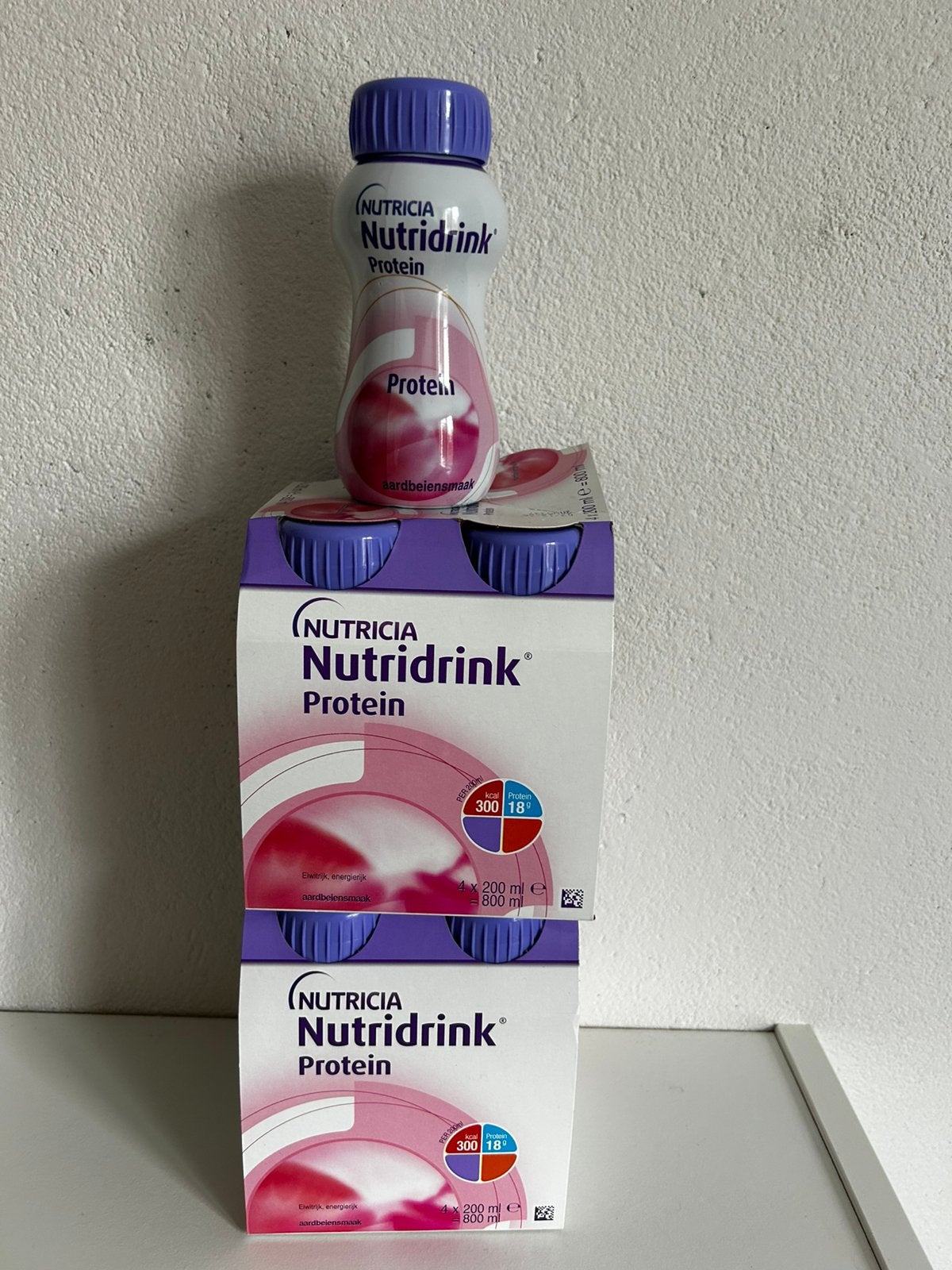 Nutricia Nutridrink voeding Aardbeien proteine, Ophalen