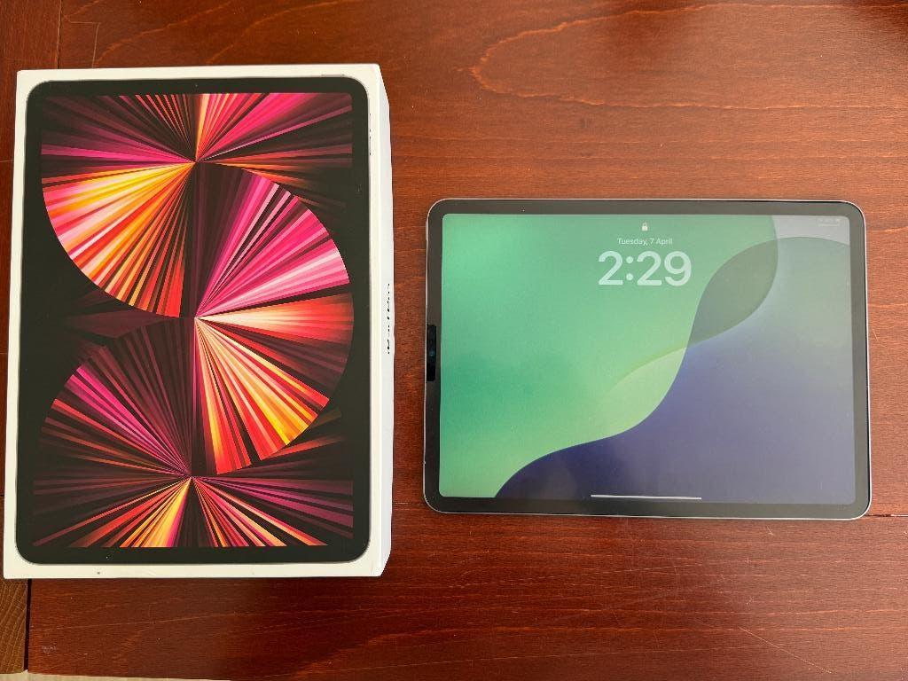 Apple iPad Pro M1 11-inch (2021) 128GB Space Gray WIFI, Computers en Software, Apple iPads, Zo goed als nieuw, Apple iPad, Wi-Fi
