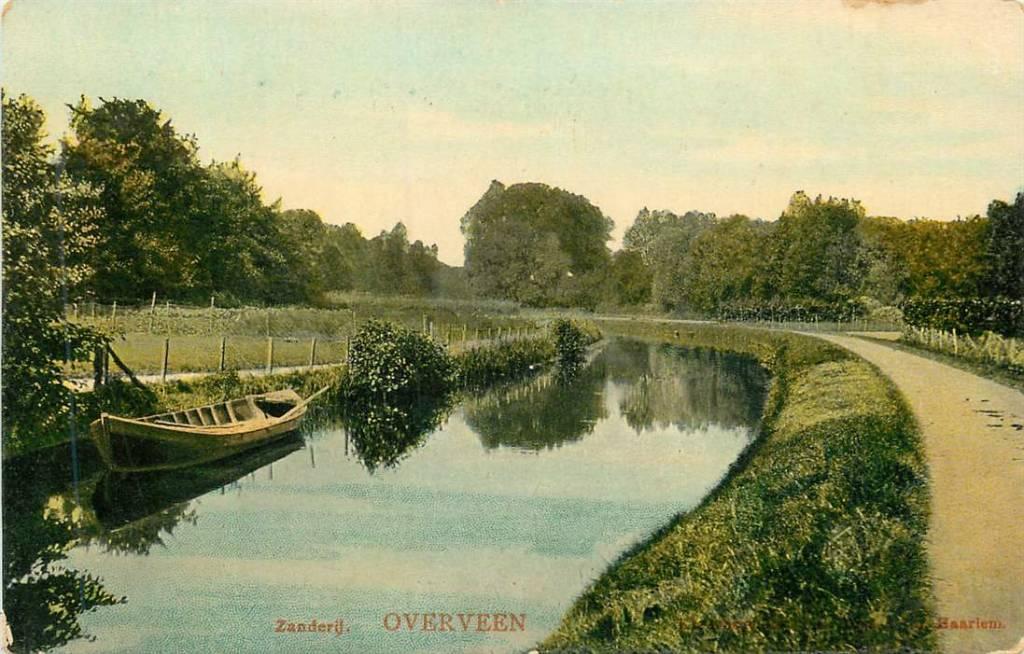 381-279-035 Overveen Zanderij, Verzenden, Voor 1920, Noord-Holland