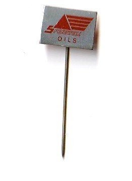 blikken speld Speedwell Oils    lees verder, Ophalen of Verzenden, Gebruikt, Overige onderwerpen, Speldje of Pin