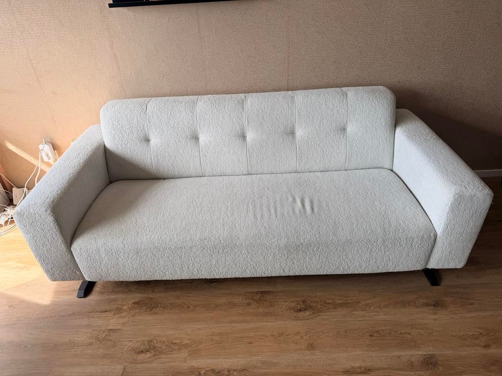 3-zits bank Chester in stof Boogie van Woon Express, Huis en Inrichting, Ophalen, Driepersoons, 75 tot 100 cm, Zo goed als nieuw