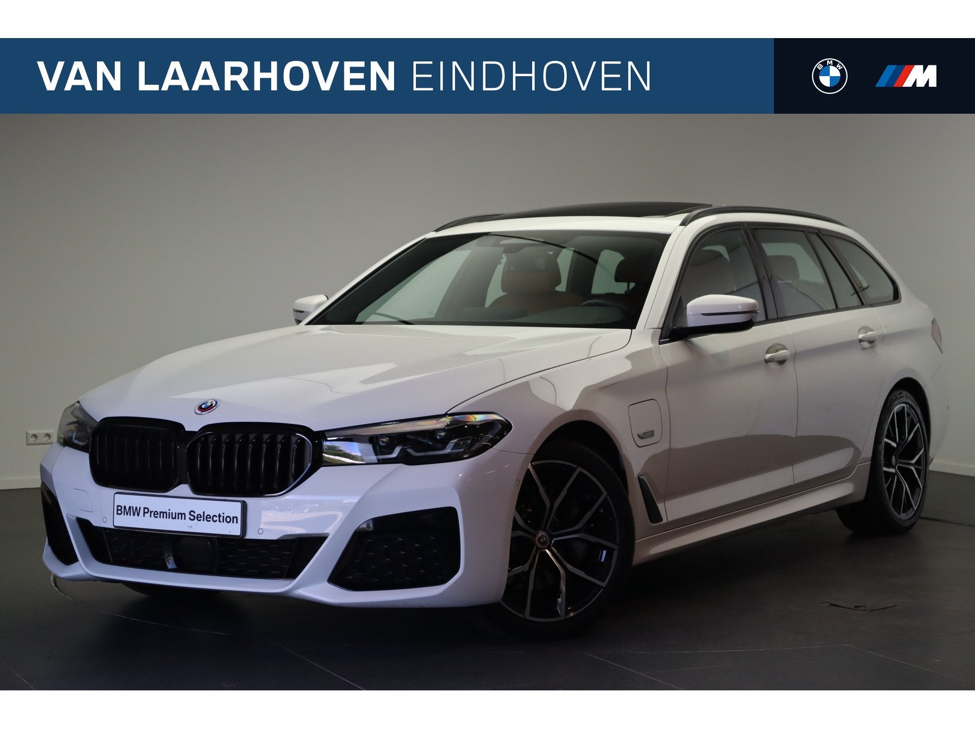 BMW 5 Serie Touring 530e High Executive M Sport Automaat / P, Achterwielaandrijving, Gebruikt, 4 cilinders, Met garantie (alle)