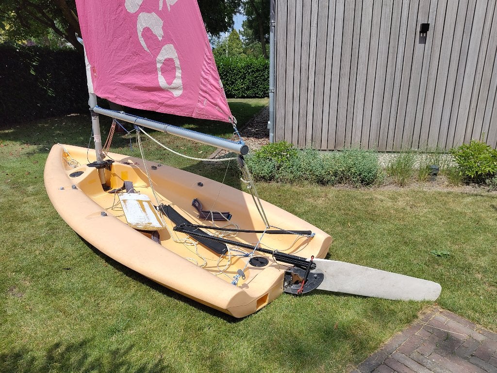 Complete Laser Pico, Watersport en Boten, Open zeilboten, Ophalen, Laser, Gebruikt, Laser