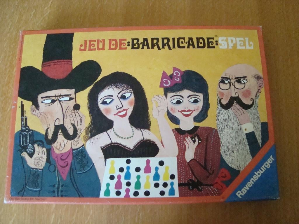 Jeu de barriecade spel, Ophalen of Verzenden, Zo goed als nieuw