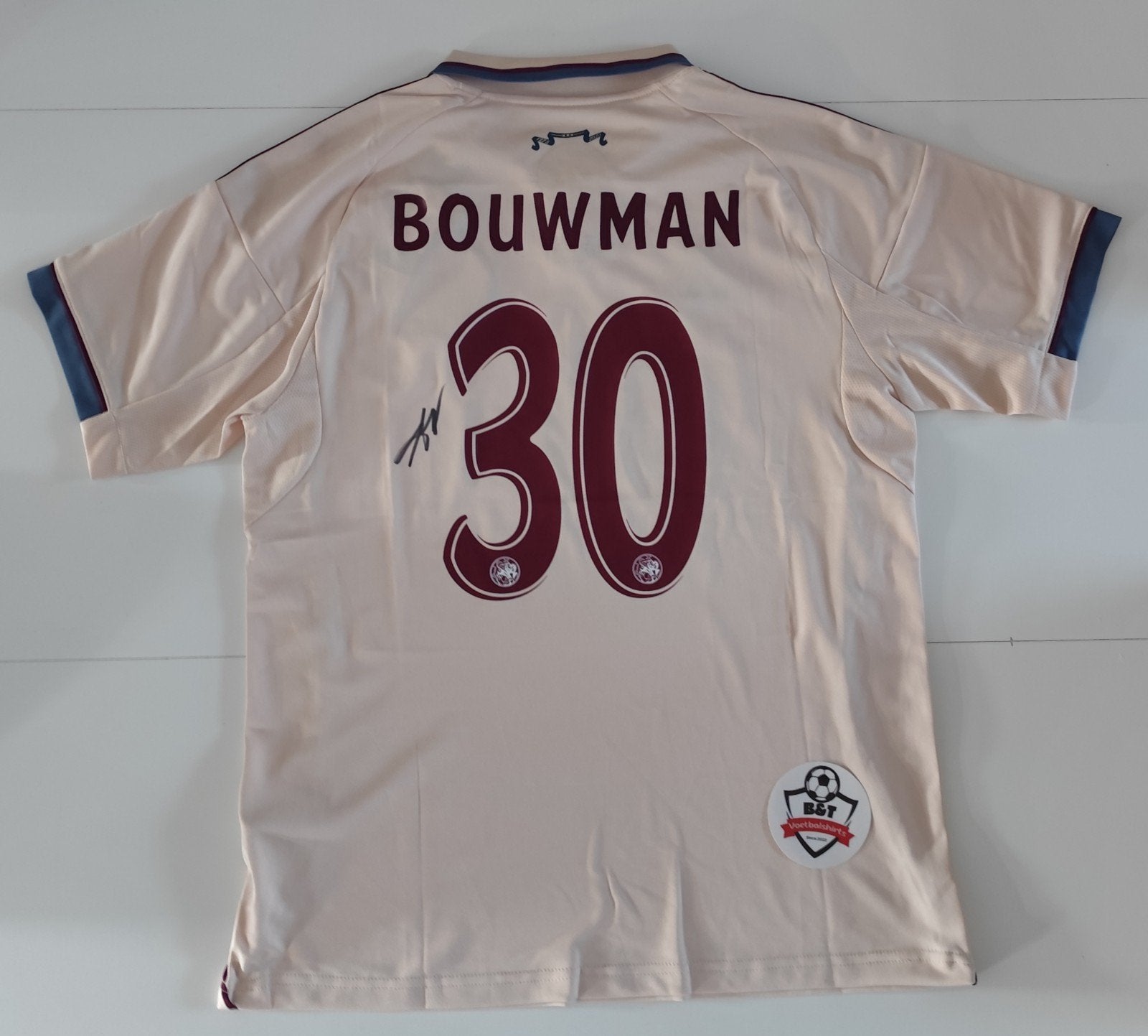 Gesigneerd Ajax shirt Bouwman #30, Shirt, Verzenden, ., Zo goed als nieuw