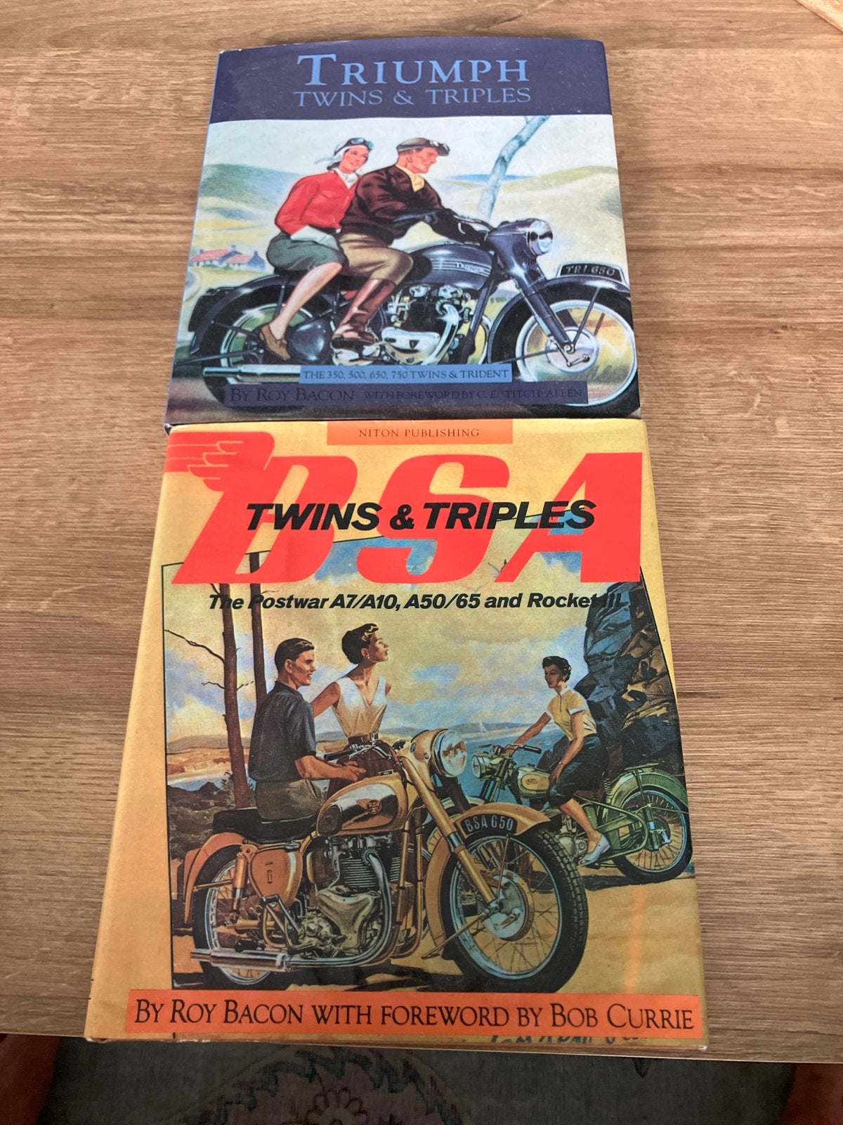 Triumph & BSA Twins & Triples Motorfiets Boeken, Ophalen of Verzenden, Gelezen, Merk of Model