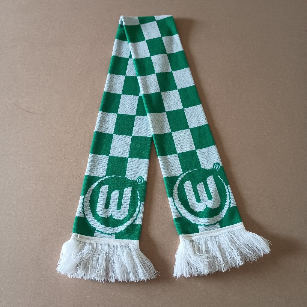 wolfsburg sjaal, Ophalen of Verzenden, Zo goed als nieuw, Buitenlandse clubs, Vaantje of Sjaal