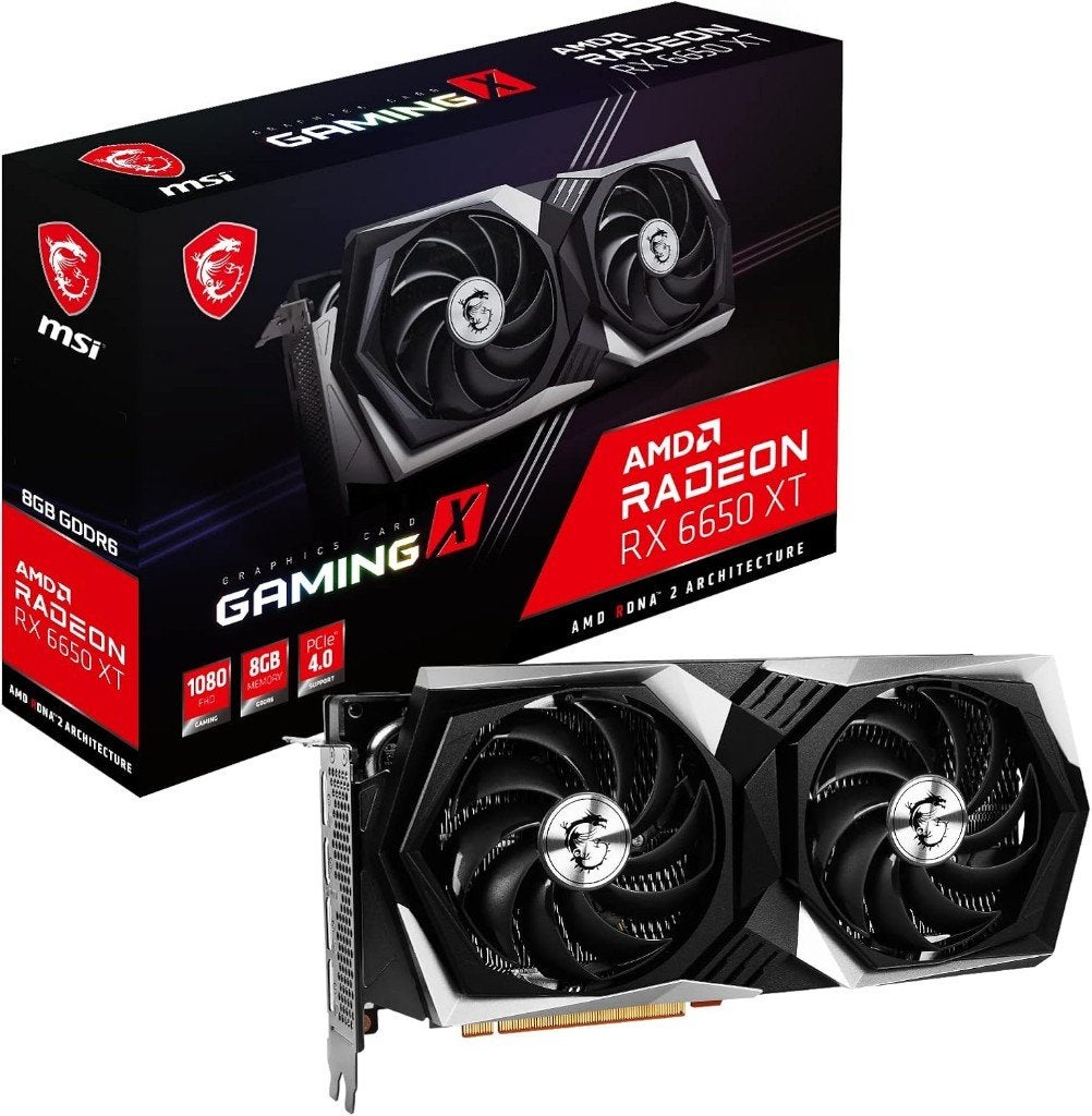 MSI Radeon RX 6650 XT, AMD, GDDR6, PCI-Express 4, Ophalen of Verzenden