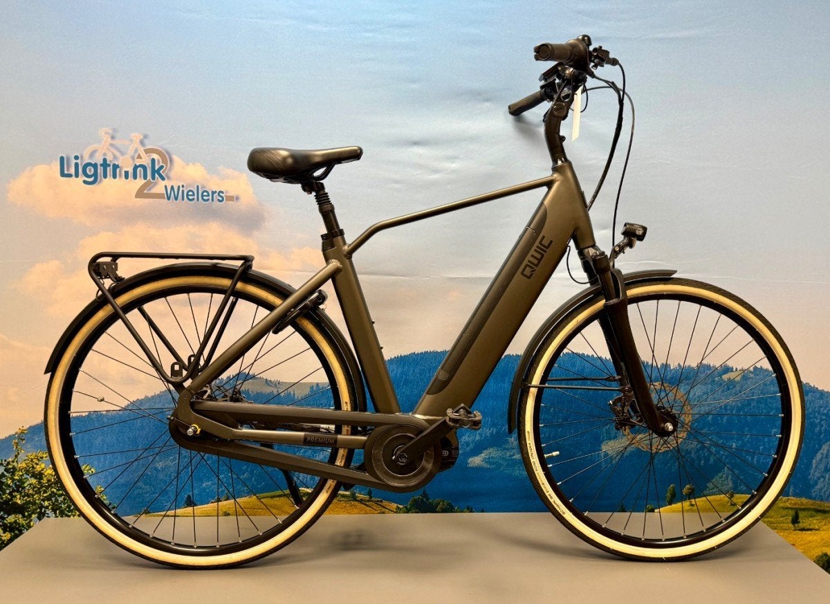 QWIC Premium I MN7+ Heren Jet Black 54cm L, Ophalen, Qwic, Gebruikt, -