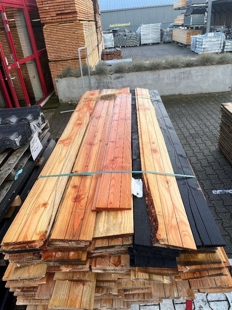 Douglas Lariks Zweeds rabat 2,5m restpartij, Ophalen, Zo goed als nieuw, 250 cm of meer, Planken