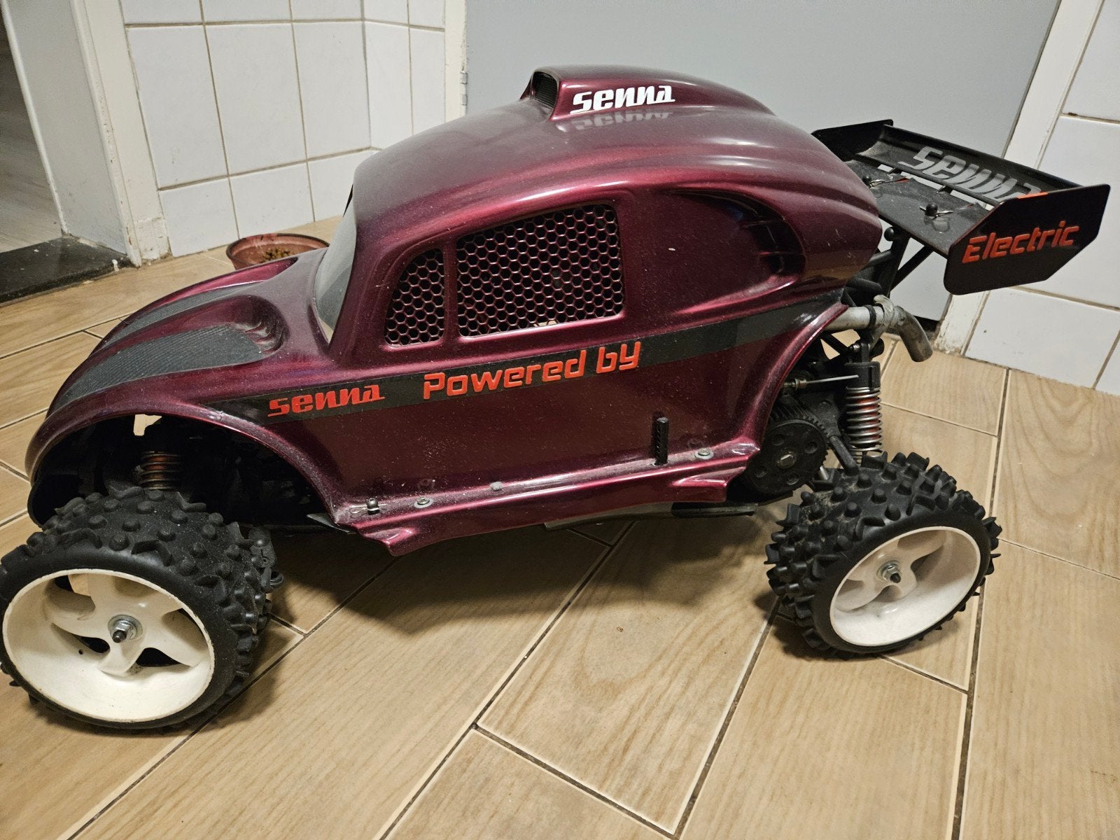 fg marder compleet met zender, Hobby en Vrije tijd, Ophalen, Overige schalen, Benzine, Auto offroad