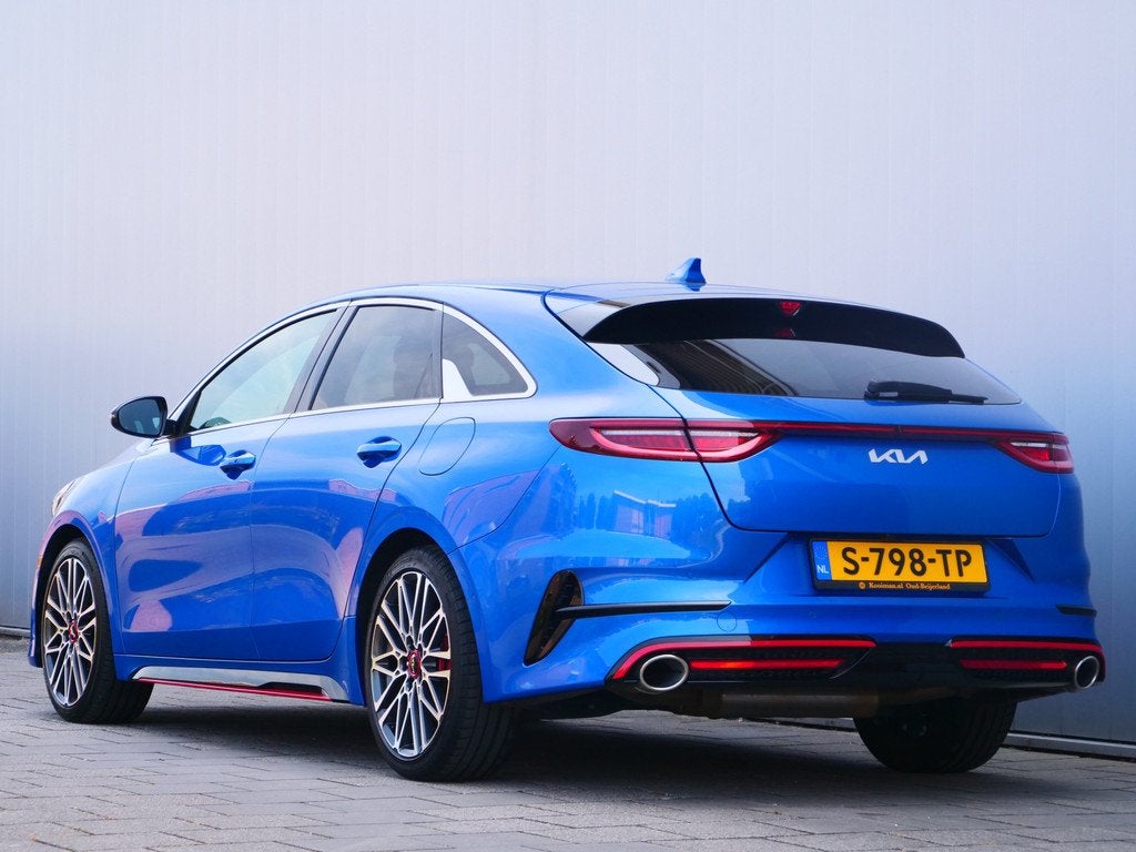 Kia ProCeed 1.6 T-GDi GT Automaat 204 Pk Navi / DAB / Apple, Auto's, Kia, 15 km/l, Gebruikt, Blauw, Adaptive Cruise Control