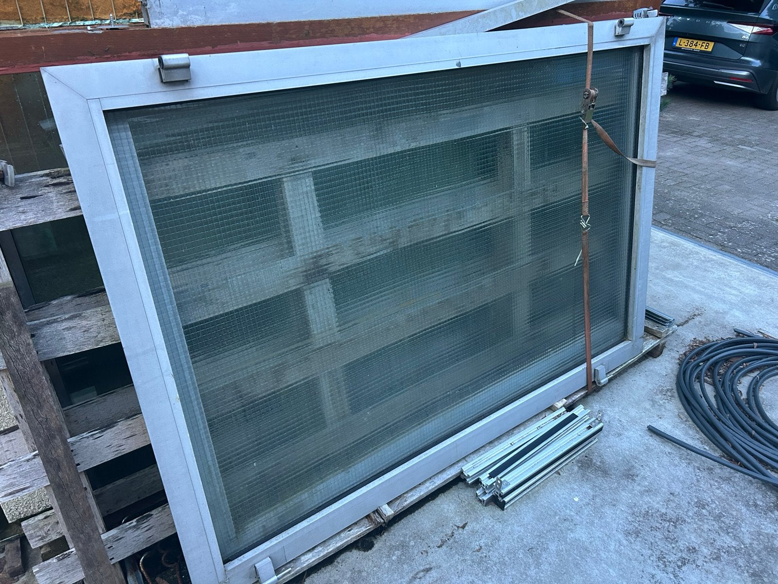 Windscherm met Veiligheidsglas, Ophalen, Gebruikt