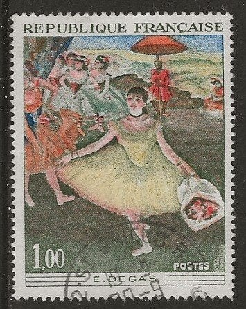 Frankrijk 182, ballet, Verzenden, Gestempeld