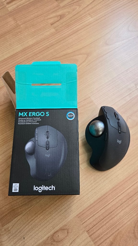Logitech Trackball - MX Ergo S - Nieuw, Computers en Software, Muizen, Rechtshandig, Muis, Ergonomisch, Nieuw