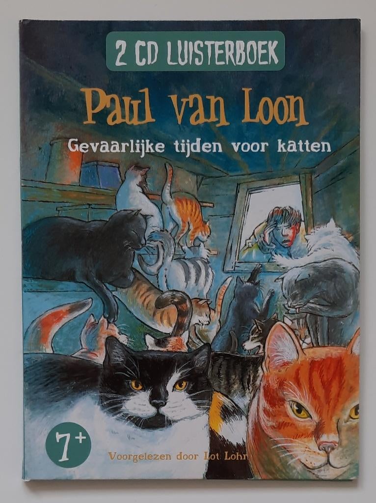 2 CD luisterboek Gevaarlijke tijden voor katten, Boeken, Ophalen of Verzenden, Paul van Loon, Cd, Kind
