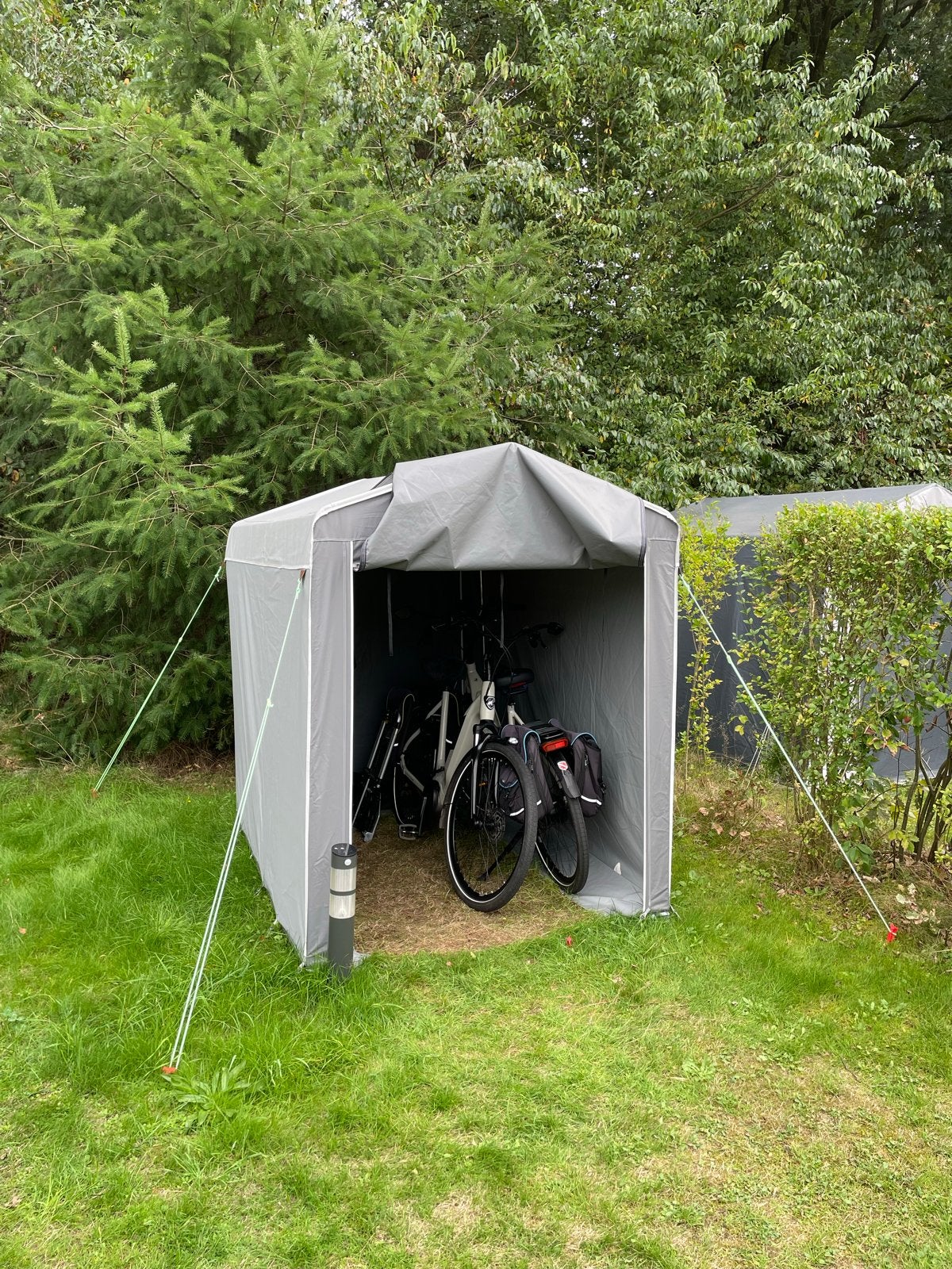 Isabella Space schuurtent - Robuuste opbergtent, Caravans en Kamperen, Ophalen, Gebruikt