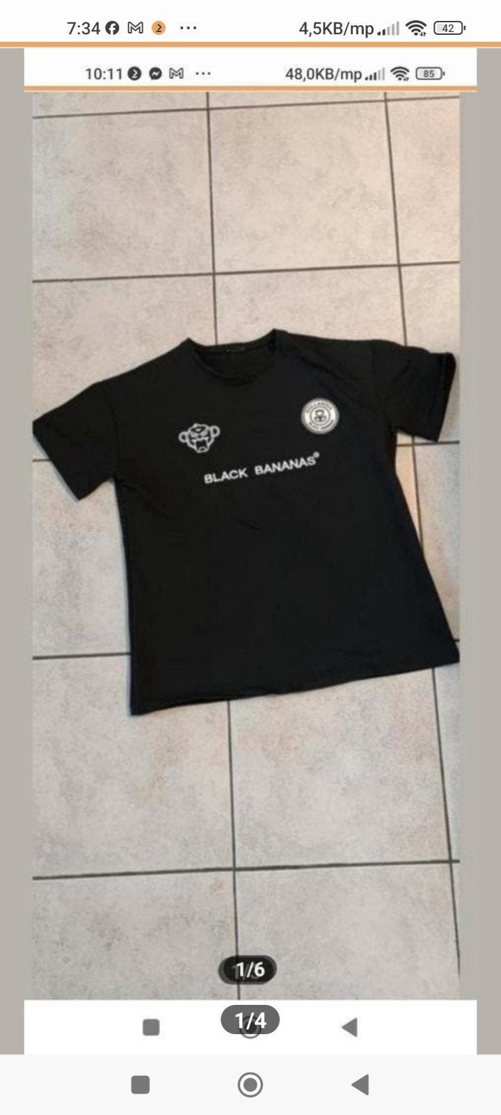 BLACK BANANAS Zwart tshirt maat 164 tot 170, Kinderen en Baby's, Kinderkleding | Maat 164, Ophalen of Verzenden, Zo goed als nieuw