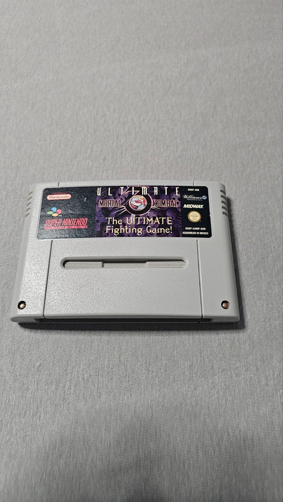 Ultimate Mortal Kombat ultimate - Super Nintendo (SNES), Ophalen, Gebruikt, Vechten, 2 spelers