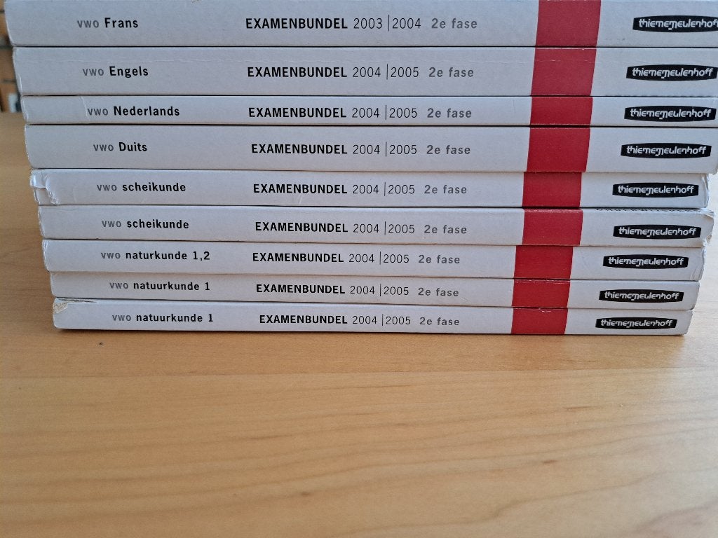 examenbundels 2004, Ophalen of Verzenden, Zo goed als nieuw, VWO