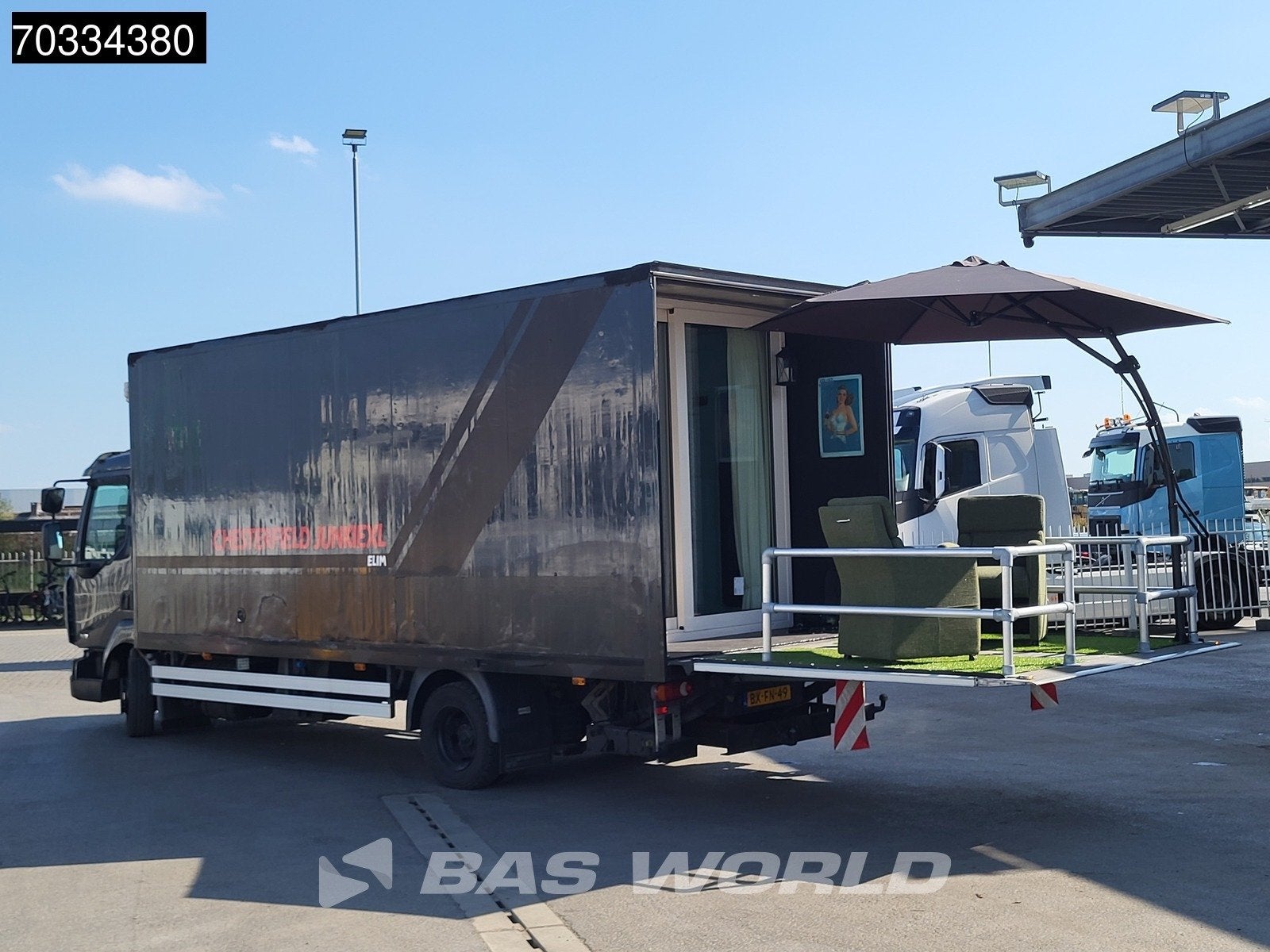 Renault Midlum Midlum 160 4X2 7.5 tons NL Camper truck Livin, Overige merken, 9 tot 10 meter, Bedrijf, 6 tot 7 meter