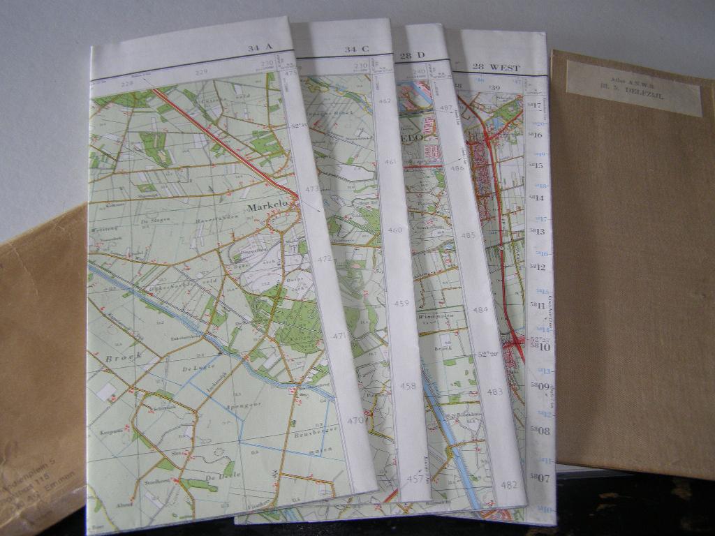 Topografische kaarten, Topografische Dienst Nederland, Ophalen of Verzenden, 1800 tot 2000, Nederland