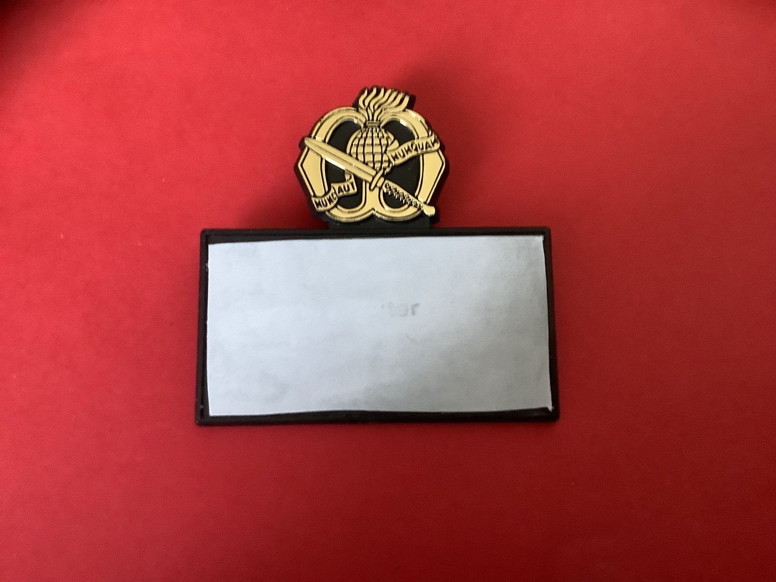 Naam Plaat van het Korps Commando Troepen, Verzamelen, Verzenden, Landmacht, Nederland, Embleem of Badge