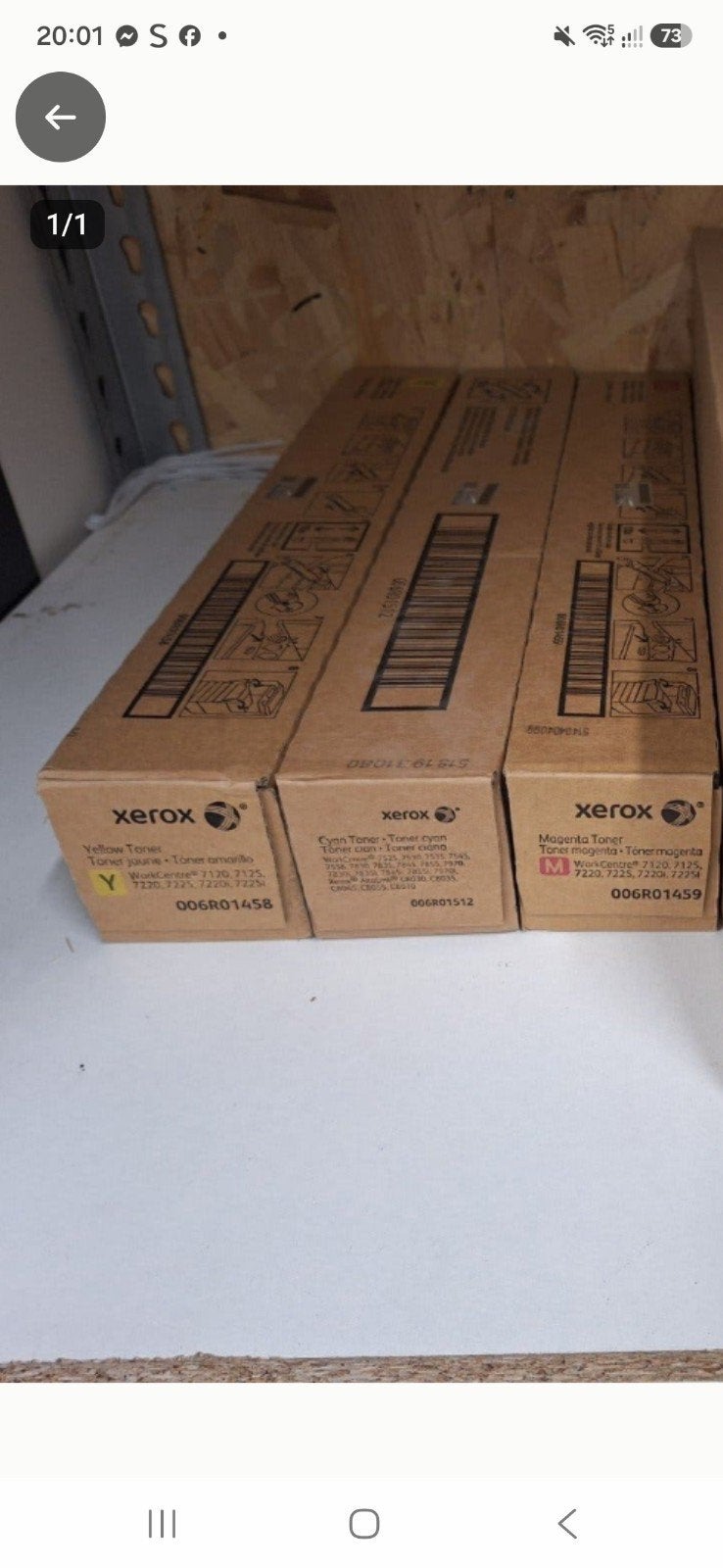 Xerox toner, Computers en Software, Ophalen of Verzenden, Nieuw, Toner