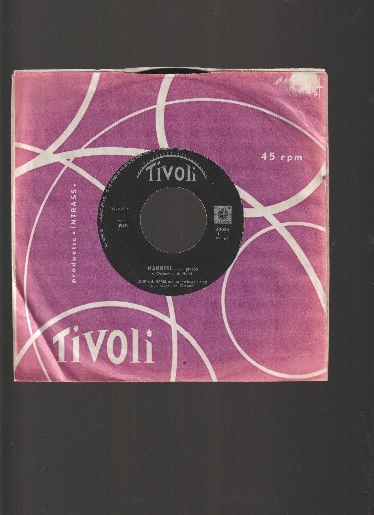 JOOP VAN DE MAREL  --  MANNEKE....PSSSSS, Verzenden, Originele persing, 7 inch, Zo goed als nieuw