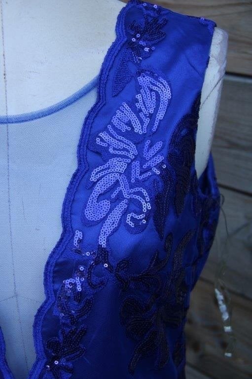 Jurk blauw Goddiva mt 14uk (EU42) Vaste prijs AANBIEDING, Blauw, Maat 42/44 (L), Ophalen of Verzenden, Zo goed als nieuw