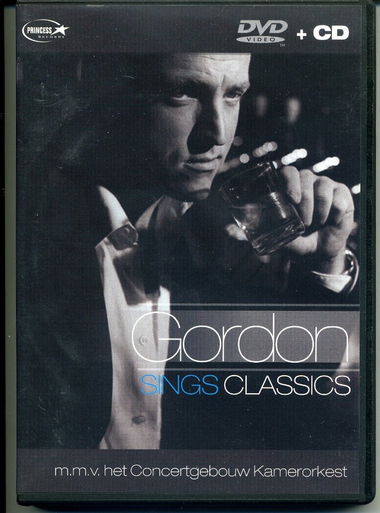 Gordon Sings Classics met Concertgebouw kamerorkest DVD+CD, Alle leeftijden, Inclusief doosje, Ophalen of Verzenden, Zo goed als nieuw