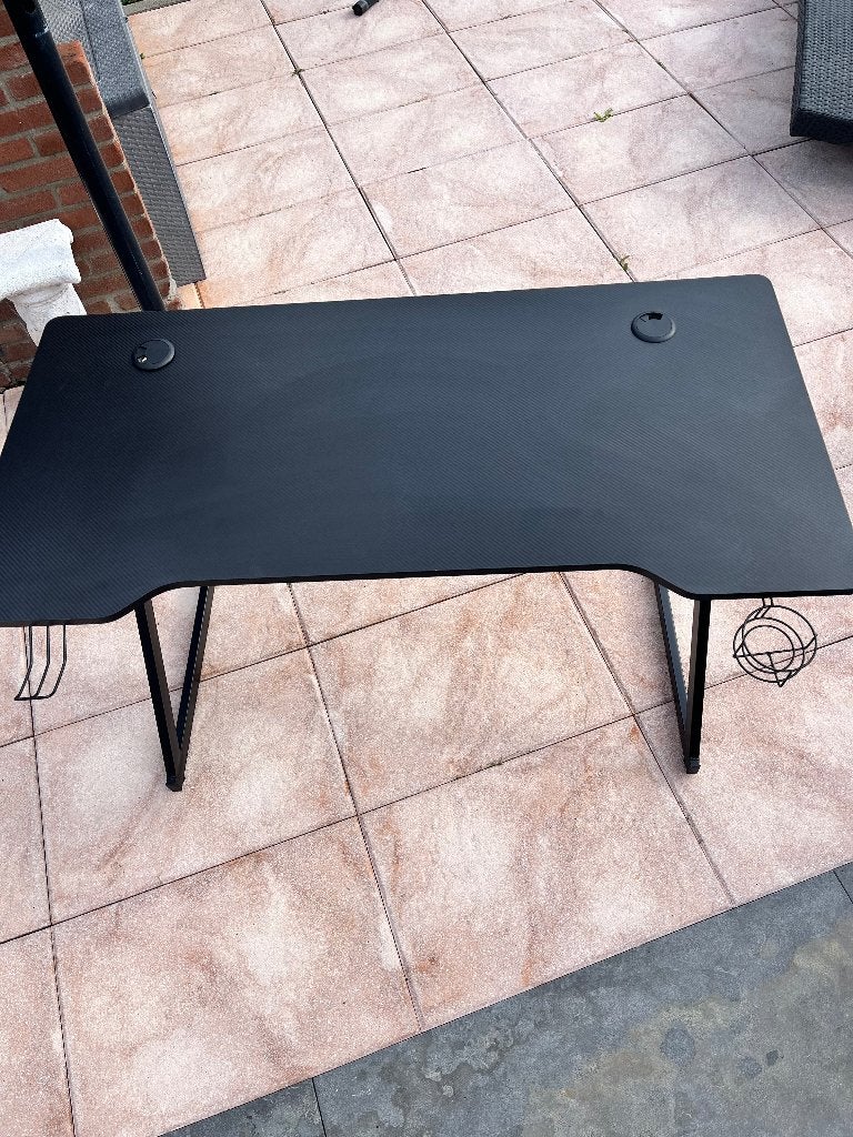 Bureau, Huis en Inrichting, Bureaus, Ophalen, Zwart, 120 cm, Spaanplaat of MDF