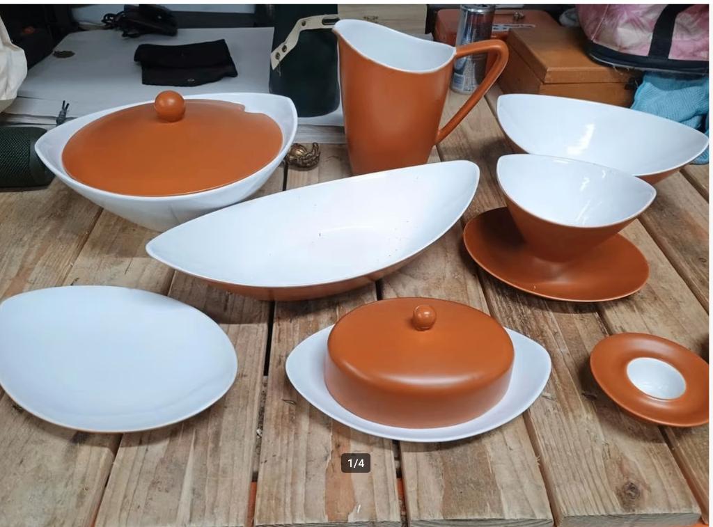Plateel Regina gouda Holland servies design Floris Meydam, Antiek en Kunst, Antiek | Servies los, Ophalen