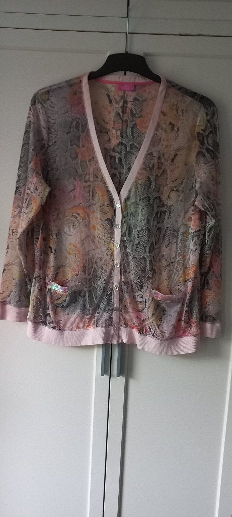 Basler dun vestje maat 44 zgan, Kleding | Dames, Tops, Meerkleurig, Ophalen of Verzenden, Zo goed als nieuw, Lange mouw