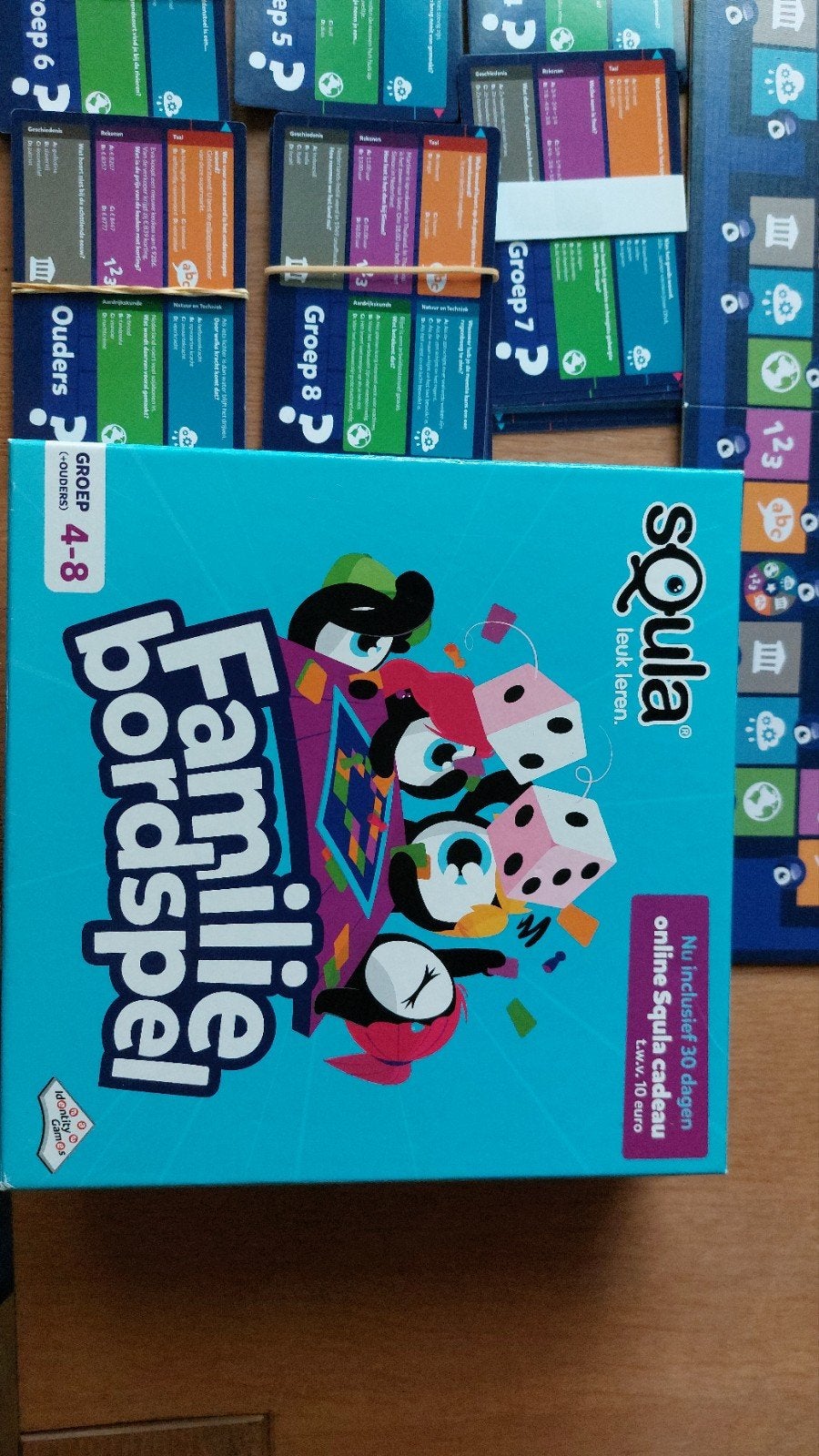 Squla Familie Bordspel - Educatief Spel voor het Hele Gezin, Ophalen, Zo goed als nieuw, Squla