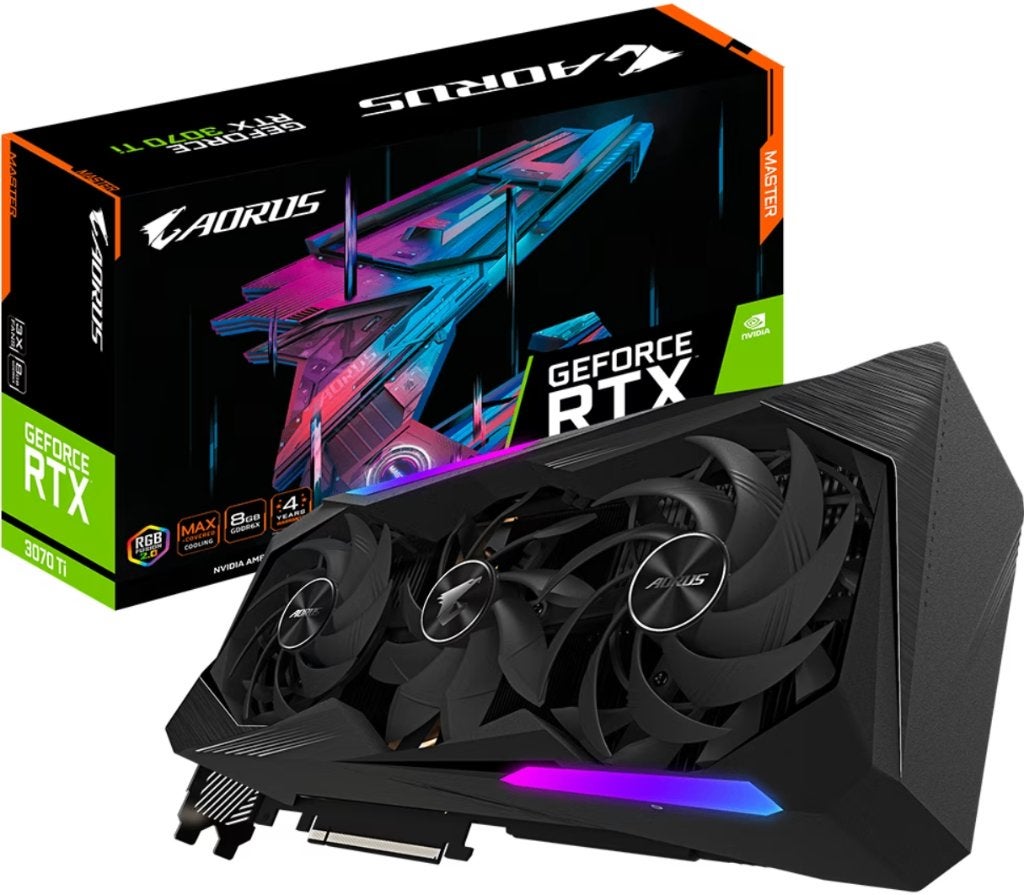AORUS RTX 3070 Ti MASTER, Computers en Software, Videokaarten, Zo goed als nieuw, Nvidia, PCI-Express 4.0, GDDR6, Ophalen