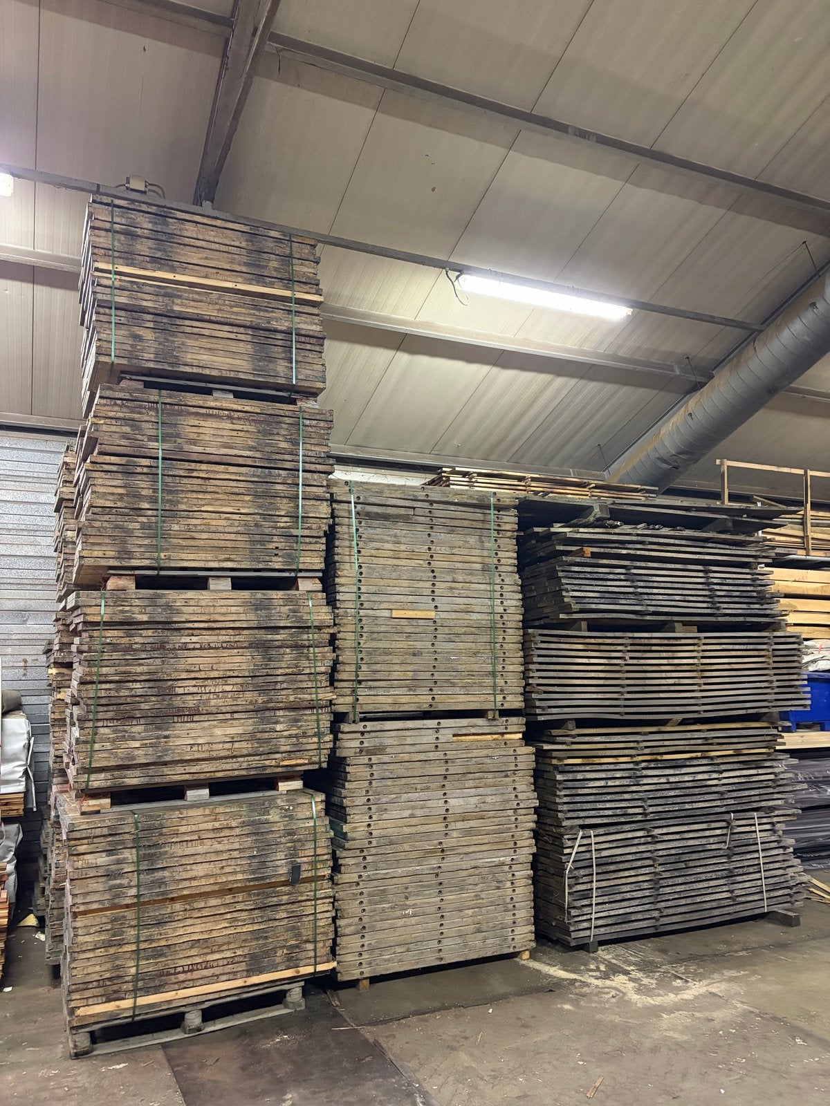 Steenschotten - Robuuste houten platen, Ophalen, Gebruikt, 25 tot 50 mm, Plank