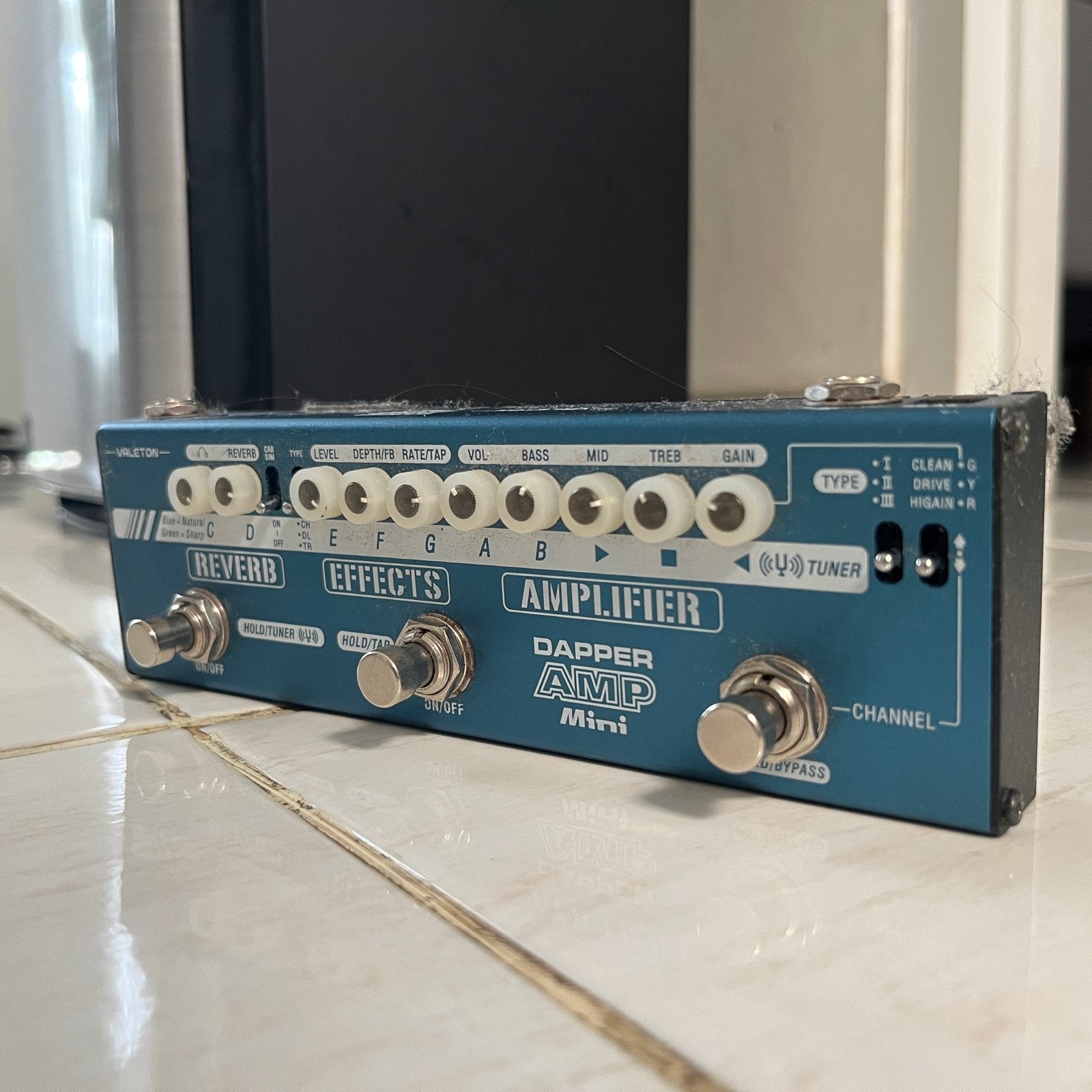 Valeton Dapper Mini Amp Gitaar Multi-Effect Pedaal, Ophalen of Verzenden, Gebruikt, Gitaar, Minder dan 50 watt